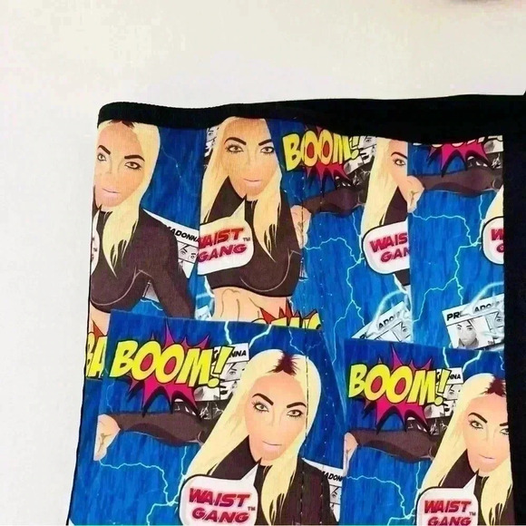 Premodonna By Ann Cherry Rare “Boom” Graphics Cartoon Compression Corset SizeXXL - Picture 8 of 16